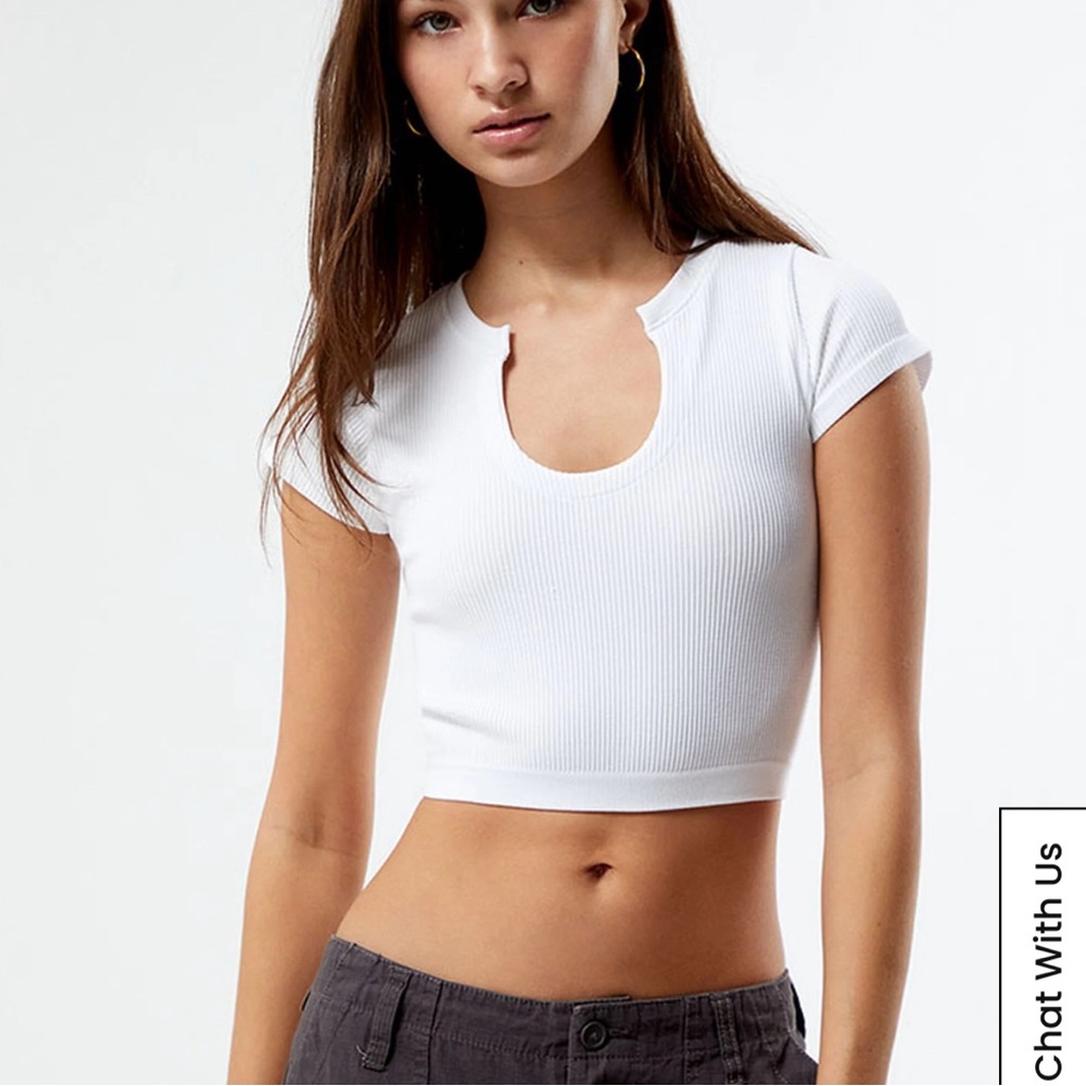 Pacsun Contour Seamless Notched T-Shirt